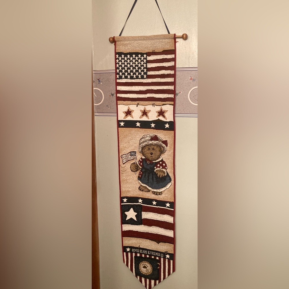 Boyd's Bears & Friends Banner Wall Hanging, 4th Of July, Independence, Americana